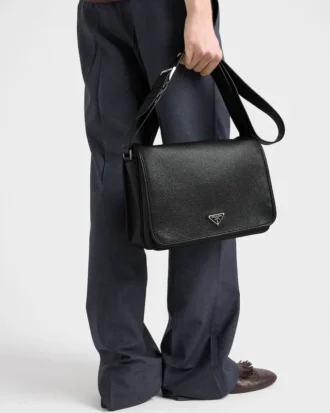 Bolso de hombro de cuero