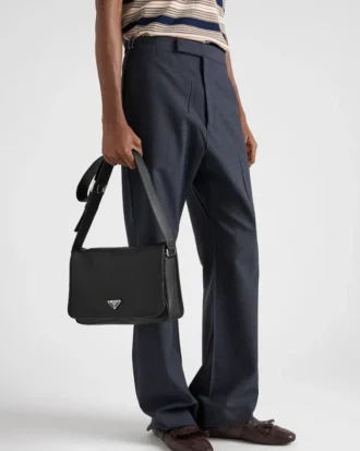Bolso de hombro de cuero