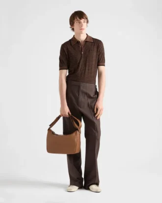 Bolso de hombro de cuero