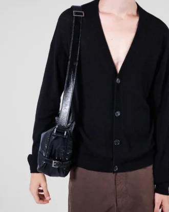Bolso de hombro de cuero