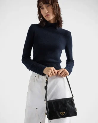 Bolso de hombro de cuero