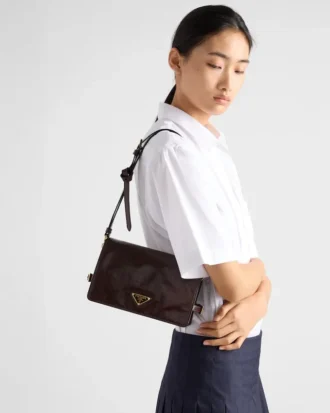 Bolso de hombro de cuero