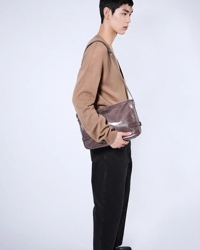 Bolso de hombro de cuero Bolso de hombro de cuero