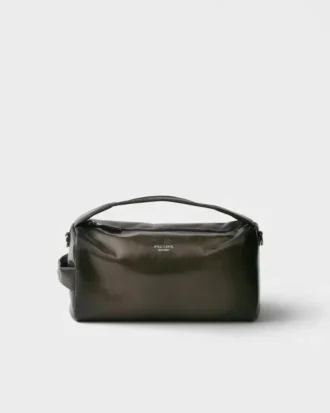 Bolso de hombro de cuero envejecido