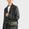 Bolso de hombro de cuero envejecido Bolso de hombro de cuero envejecido