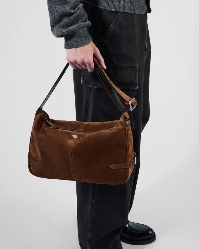 Bolso de hombro de gamuza Bolso de hombro de gamuza