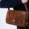 Bolso de hombro de gamuza Bolso de hombro de gamuza