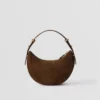 Bolso de hombro de gamuza Prada Arqua Bolso de hombro de gamuza Prada Arqua
