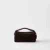 Bolso de hombro de piel de gamuza Bolso de hombro de piel de gamuza