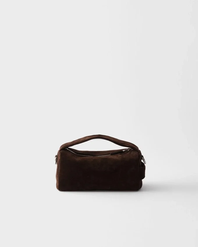 Bolso de hombro de piel de gamuza Bolso de hombro de piel de gamuza