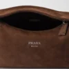 Bolso de hombro de piel de gamuza Bolso de hombro de piel de gamuza