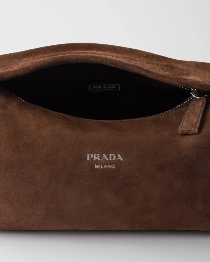 Bolso de hombro de piel de gamuza Bolso de hombro de piel de gamuza