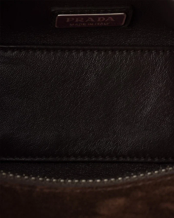 Bolso de hombro de piel de gamuza Bolso de hombro de piel de gamuza