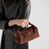 Bolso de hombro de piel de gamuza Bolso de hombro de piel de gamuza