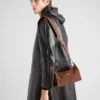 Bolso de hombro de piel de gamuza Bolso de hombro de piel de gamuza