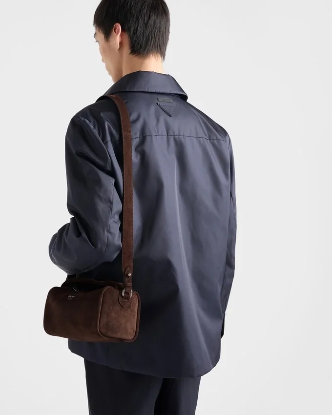 Bolso de hombro de piel de gamuza Bolso de hombro de piel de gamuza