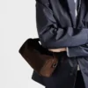 Bolso de hombro de piel de gamuza Bolso de hombro de piel de gamuza