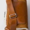 Bolso de hombro de piel de oveja Bolso de hombro de piel de oveja