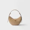 Bolso de hombro de piel Prada Arqua Mini Bolso de hombro de piel Prada Arqua Mini
