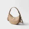 Bolso de hombro de piel Prada Arqua Mini Bolso de hombro de piel Prada Arqua Mini