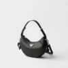 Bolso de hombro de piel Prada Arqua Mini Bolso de hombro de piel Prada Arqua Mini