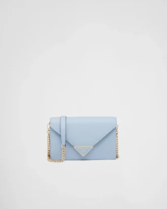 Bolso de hombro de piel Saffiano