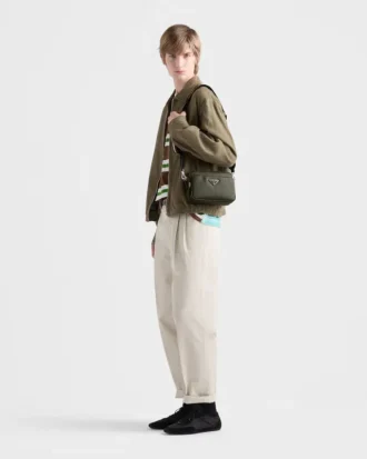 Bolso de hombro de piel Saffiano
