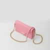 Bolso de hombro de piel Saffiano Bolso de hombro de piel Saffiano