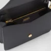 Bolso de hombro de piel Saffiano Bolso de hombro de piel Saffiano