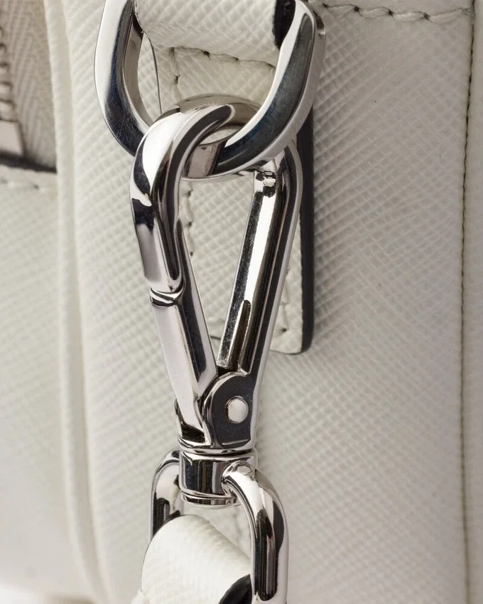 Bolso de hombro de piel Saffiano Bolso de hombro de piel Saffiano