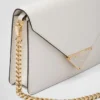 Bolso de hombro de piel Saffiano Bolso de hombro de piel Saffiano
