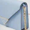 Bolso de hombro de piel Saffiano Bolso de hombro de piel Saffiano