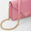 Bolso de hombro de piel Saffiano Bolso de hombro de piel Saffiano