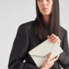 Bolso de hombro de piel Saffiano Bolso de hombro de piel Saffiano