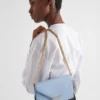 Bolso de hombro de piel Saffiano Bolso de hombro de piel Saffiano