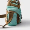 Bolso de hombro de Re-Nylon envejecido y cuero Bolso de hombro de Re-Nylon envejecido y cuero