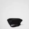Bolso de hombro de Re-Nylon y cuero Bolso de hombro de Re-Nylon y cuero