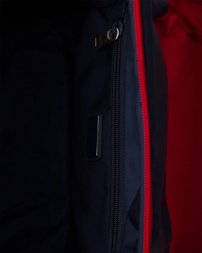 Bolso de hombro de Re-Nylon y cuero Bolso de hombro de Re-Nylon y cuero