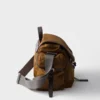 Bolso de hombro de Re-Nylon y cuero Bolso de hombro de Re-Nylon y cuero