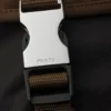Bolso de hombro de Re-Nylon y cuero Bolso de hombro de Re-Nylon y cuero