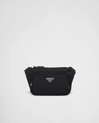 Bolso de hombro de Re-Nylon y piel Saffiano Bolso de hombro de Re-Nylon y piel Saffiano