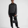 Bolso de hombro de Re-Nylon y piel Saffiano Bolso de hombro de Re-Nylon y piel Saffiano