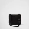 Bolso de hombro de Re-Nylon y piel Saffiano Bolso de hombro de Re-Nylon y piel Saffiano