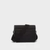 Bolso de hombro de Re-Nylon y piel Saffiano Bolso de hombro de Re-Nylon y piel Saffiano