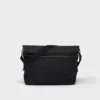 Bolso de hombro de Re-Nylon y piel Saffiano Bolso de hombro de Re-Nylon y piel Saffiano