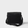 Bolso de hombro de Re-Nylon y piel Saffiano Bolso de hombro de Re-Nylon y piel Saffiano