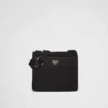 Bolso de hombro de Re-Nylon y Saffiano