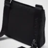 Bolso de hombro de Re-Nylon y Saffiano