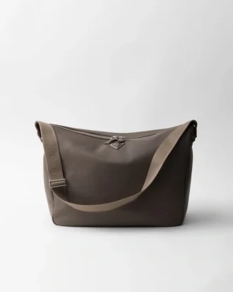 Bolso de hombro grande de cuero