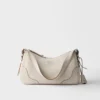 Bolso de hombro grande de cuero Prada Aimae Bolso de hombro grande de cuero Prada Aimae